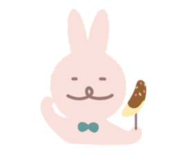 a gluttonous rabbit 3 sticker #8896366