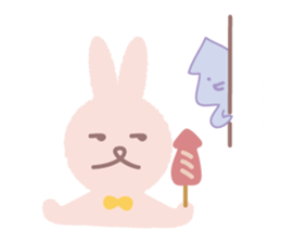 a gluttonous rabbit 3 sticker #8896367