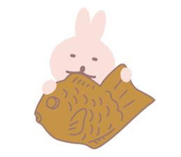 a gluttonous rabbit 3 sticker #8896370