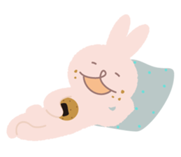 a gluttonous rabbit 3 sticker #8896373