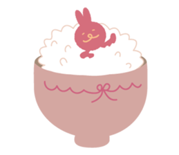 a gluttonous rabbit 3 sticker #8896375