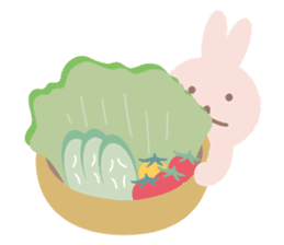 a gluttonous rabbit 3 sticker #8896376