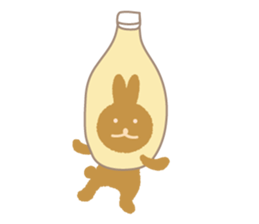 a gluttonous rabbit 3 sticker #8896377