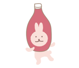 a gluttonous rabbit 3 sticker #8896378
