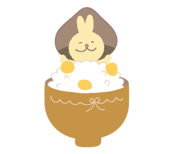 a gluttonous rabbit 3 sticker #8896379