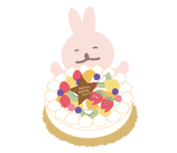 a gluttonous rabbit 3 sticker #8896383