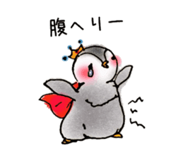 Baby emperor penguin sticker #8896695