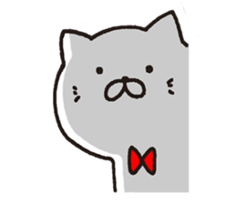 white cat maomao 3 Thaiwanese (Chinese) sticker #8896707