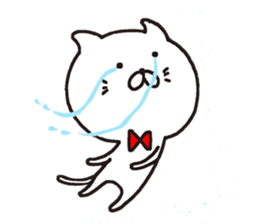 white cat maomao 3 Thaiwanese (Chinese) sticker #8896708