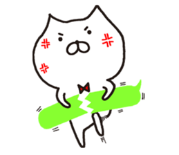 white cat maomao 3 Thaiwanese (Chinese) sticker #8896724