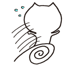 white cat maomao 3 Thaiwanese (Chinese) sticker #8896725