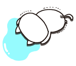 white cat maomao 3 Thaiwanese (Chinese) sticker #8896738