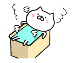 white cat maomao 3 Thaiwanese (Chinese) sticker #8896741