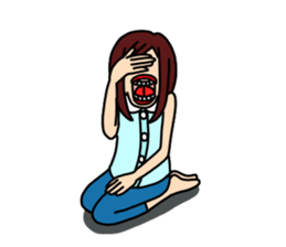 UZAI woman 6 sticker #8897049