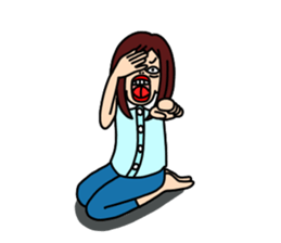 UZAI woman 6 sticker #8897050