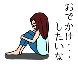 UZAI woman 6 sticker #8897052