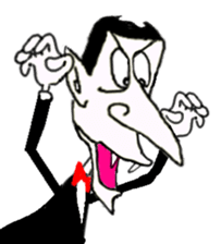Dracula the Vampire sticker #8897464