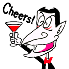 Dracula the Vampire sticker #8897469