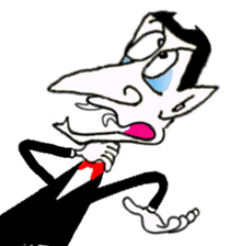 Dracula the Vampire sticker #8897478