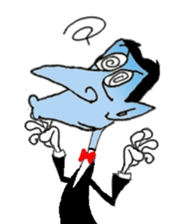 Dracula the Vampire sticker #8897479