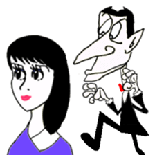 Dracula the Vampire sticker #8897481