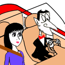 Dracula the Vampire sticker #8897482