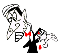 Dracula the Vampire sticker #8897484