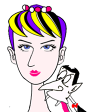 Dracula the Vampire sticker #8897485