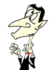 Dracula the Vampire sticker #8897486