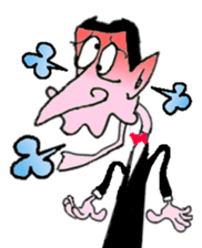 Dracula the Vampire sticker #8897487