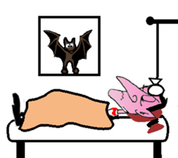 Dracula the Vampire sticker #8897488