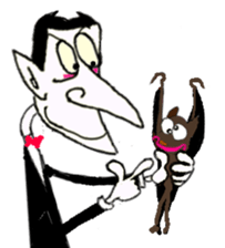 Dracula the Vampire sticker #8897491