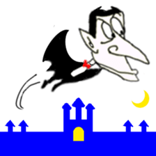 Dracula the Vampire sticker #8897492