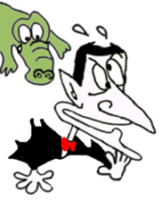 Dracula the Vampire sticker #8897494