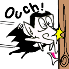 Dracula the Vampire sticker #8897499