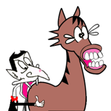 Dracula the Vampire sticker #8897500