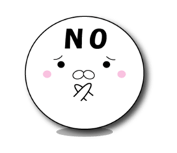 The white and the round sticker sticker #8898228