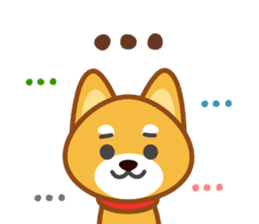 Dog of my home(red shiba) sticker #8898699