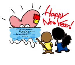 One year of Dachshund! sticker #8898828