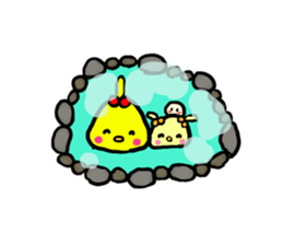 Piyokochan&Hanachan of the chick Vol.2 sticker #8899186