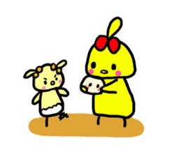 Piyokochan&Hanachan of the chick Vol.2 sticker #8899204