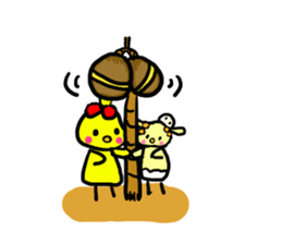 Piyokochan&Hanachan of the chick Vol.2 sticker #8899210