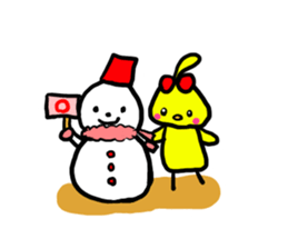 Piyokochan&Hanachan of the chick Vol.2 sticker #8899222