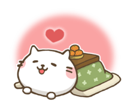 Agree Cat -winter- sticker #8899626