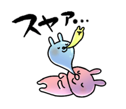 Lazy daily life of Usao-san sticker #8899950