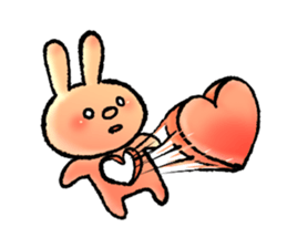 Lazy daily life of Usao-san sticker #8899978