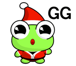 Frog Gengen (Christmas) sticker #8900042