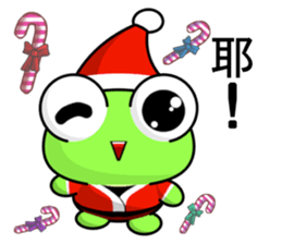 Frog Gengen (Christmas) sticker #8900056
