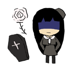 YANDERE who is a virgin sticker #8900457