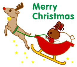 Chocolate Rabbit/Christmas&New Year sticker #8901033